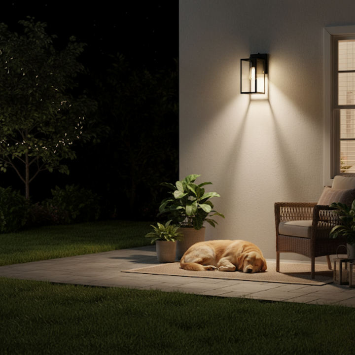 Dusk to Dawn Outdoor Wall Light – Weather-Resistant Exterior Light Fixture for Porch, Patio, and Entryways | Trufairs