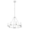 Victory 8 Light Chandelier   Chrome
