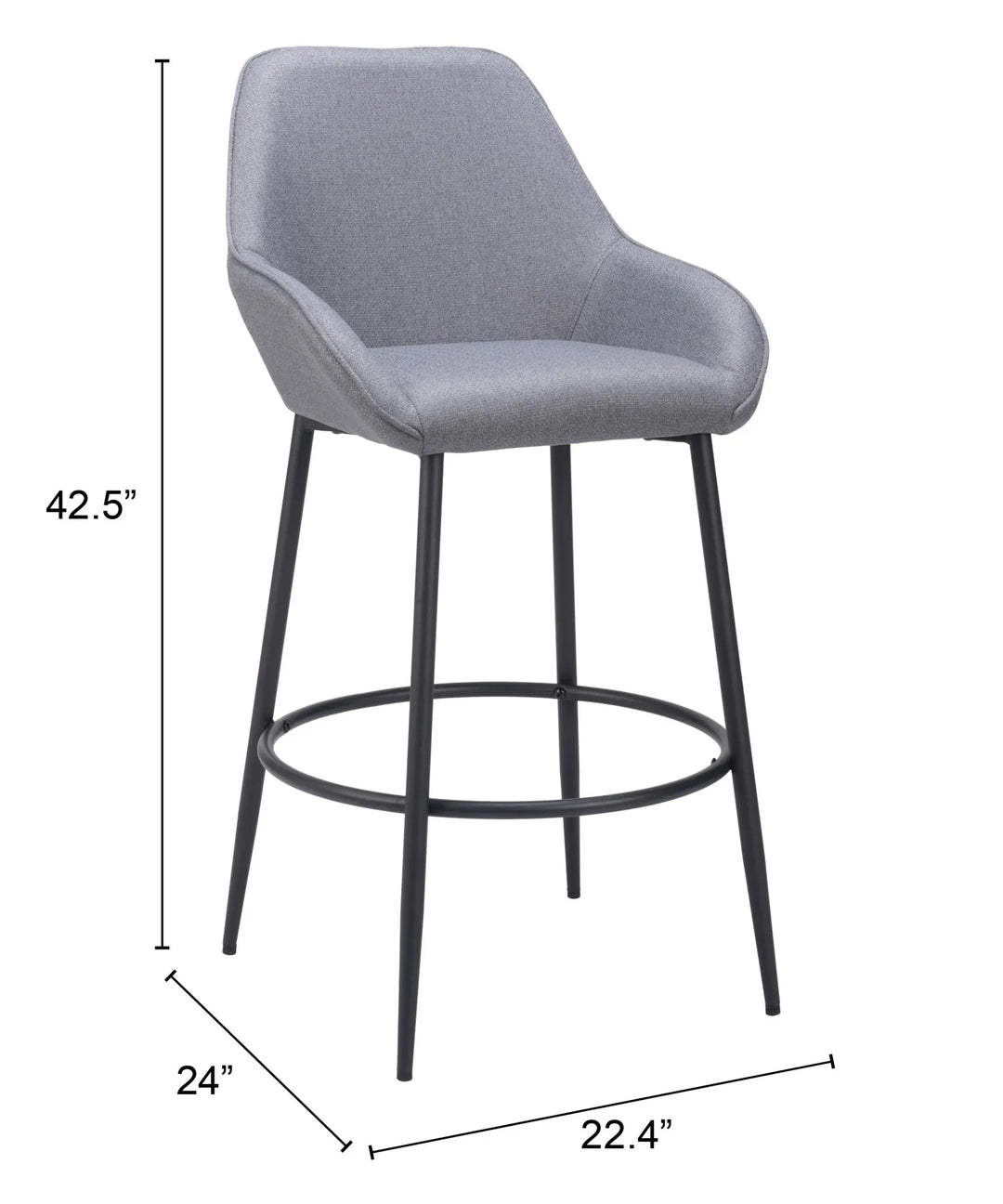 Vila Barstool Gray