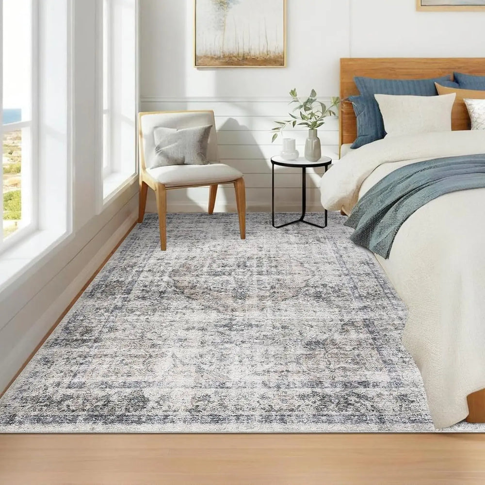 Washable Vintage Area Rug