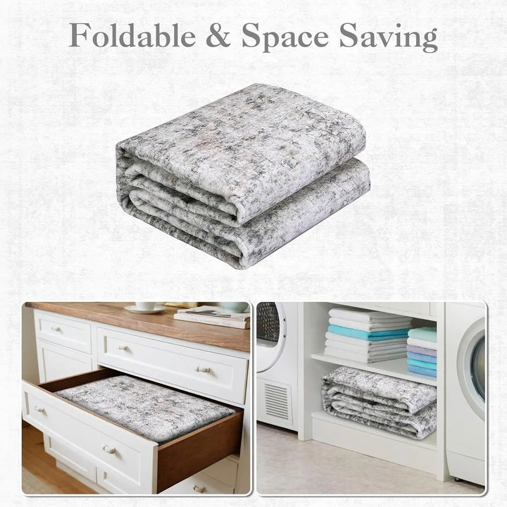 Washable Vintage Area Rug