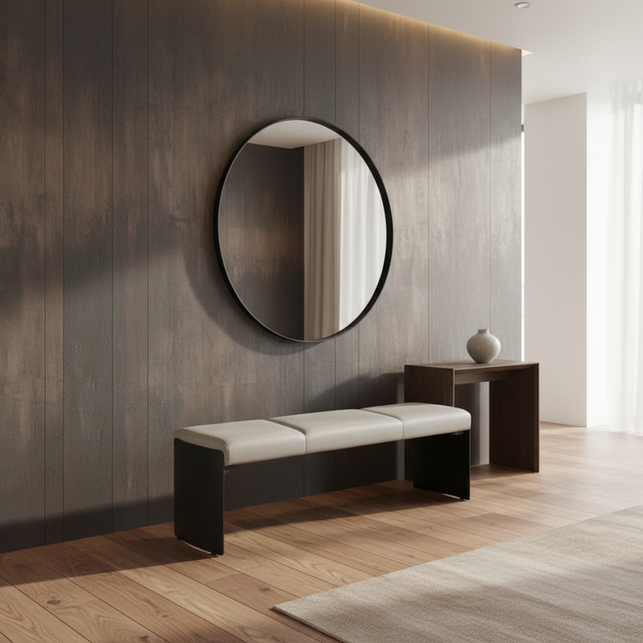 Mur Bench Gray – Modern Upholstered Accent Bench | Zuo Modern | Trufairs