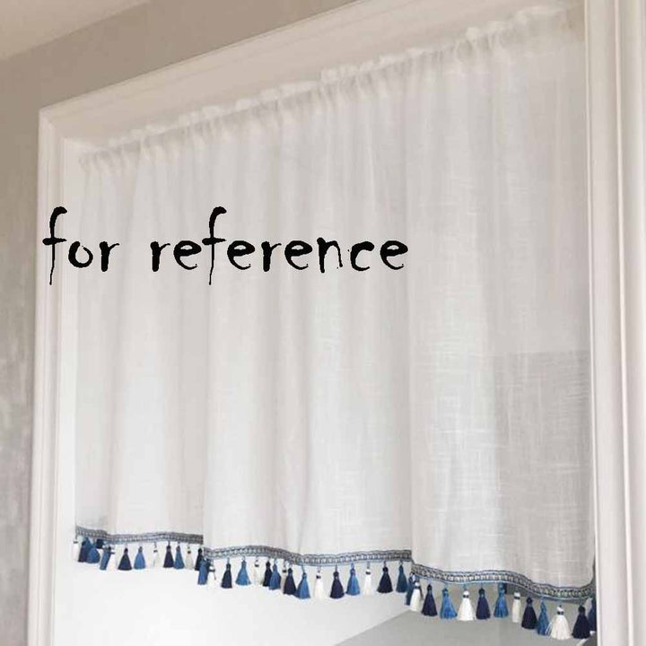 White Café Curtain