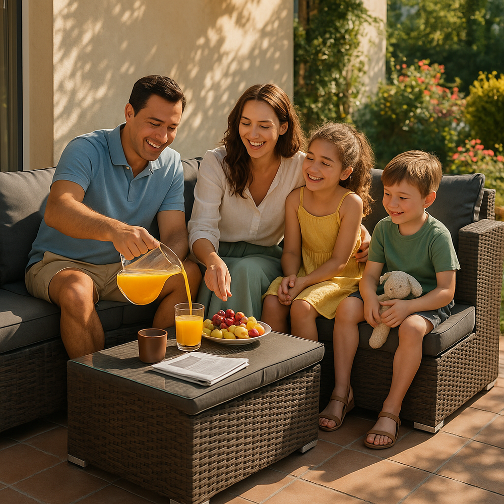 Wicker Patio Furniture Set