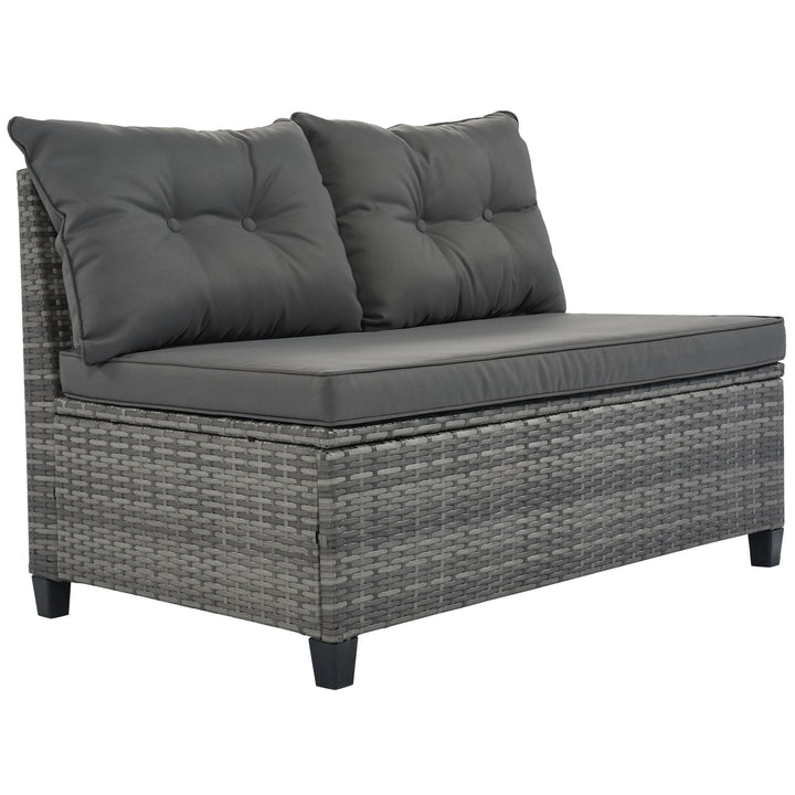 Wicker Round Sofa Set
