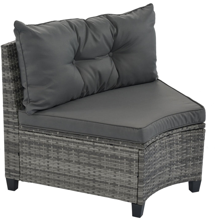 Wicker Round Sofa Set