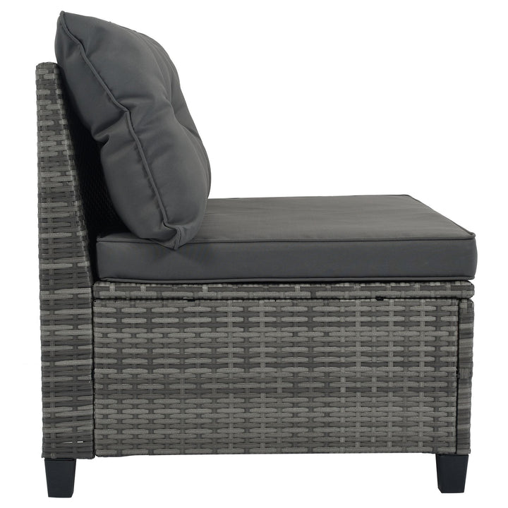 Wicker Round Sofa Set