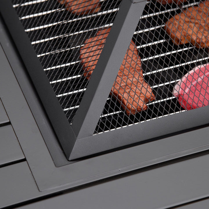 Wood Burning Fire Table Grill