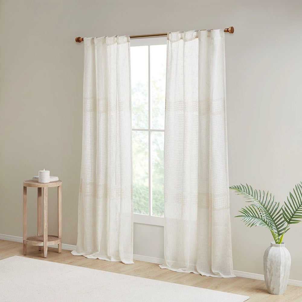 Yarn Dye Sheer Panel