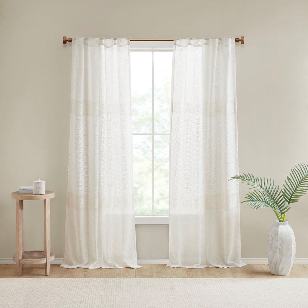 Yarn Dye Sheer Panel