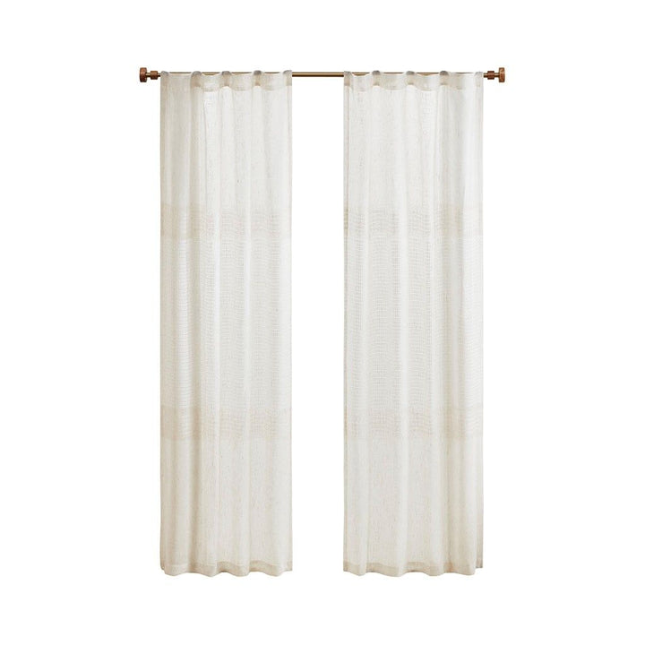Yarn Dye Sheer Panel
