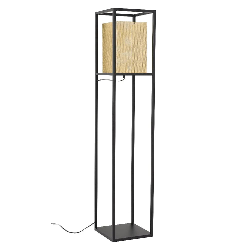 Yves Floor Lamp Gold & Black