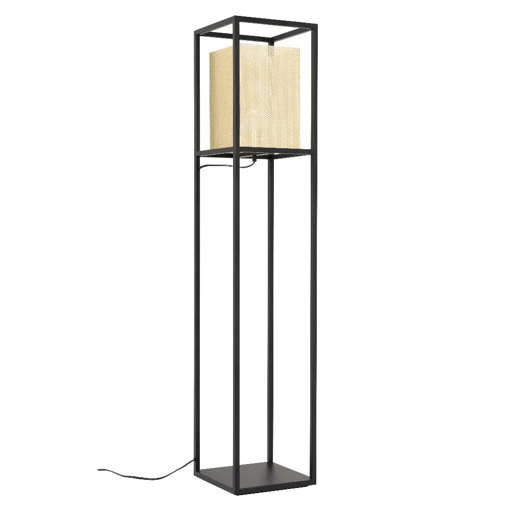 Yves Floor Lamp Gold & Black