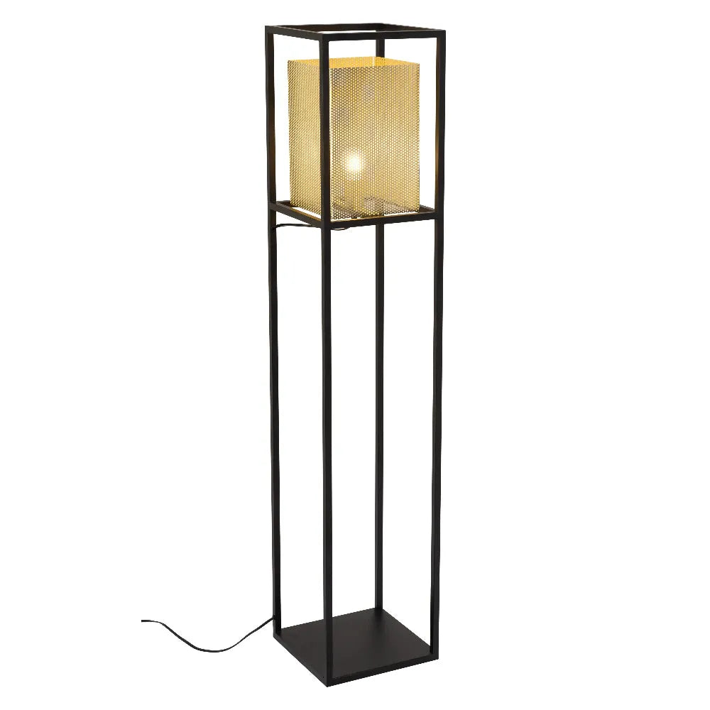 Yves Floor Lamp Gold & Black