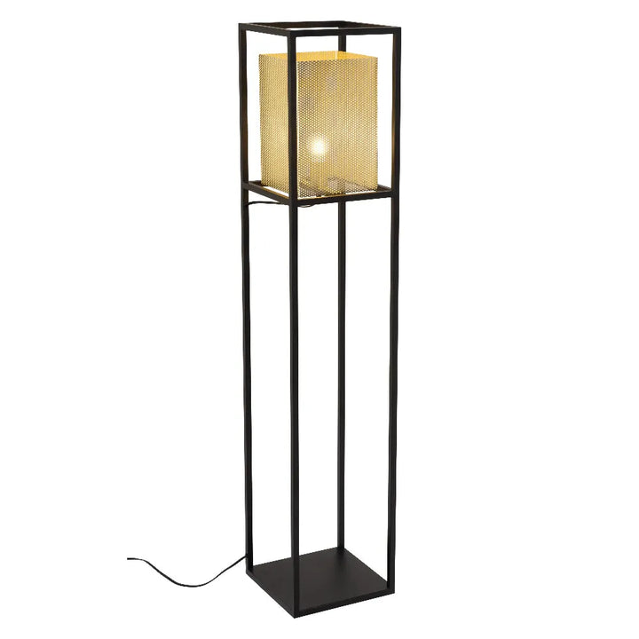 Yves Floor Lamp Gold & Black