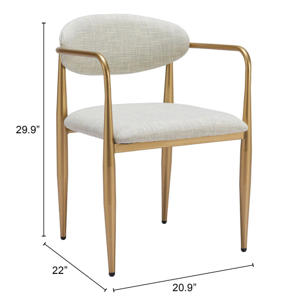 Zens Dining Chair Quill Gray