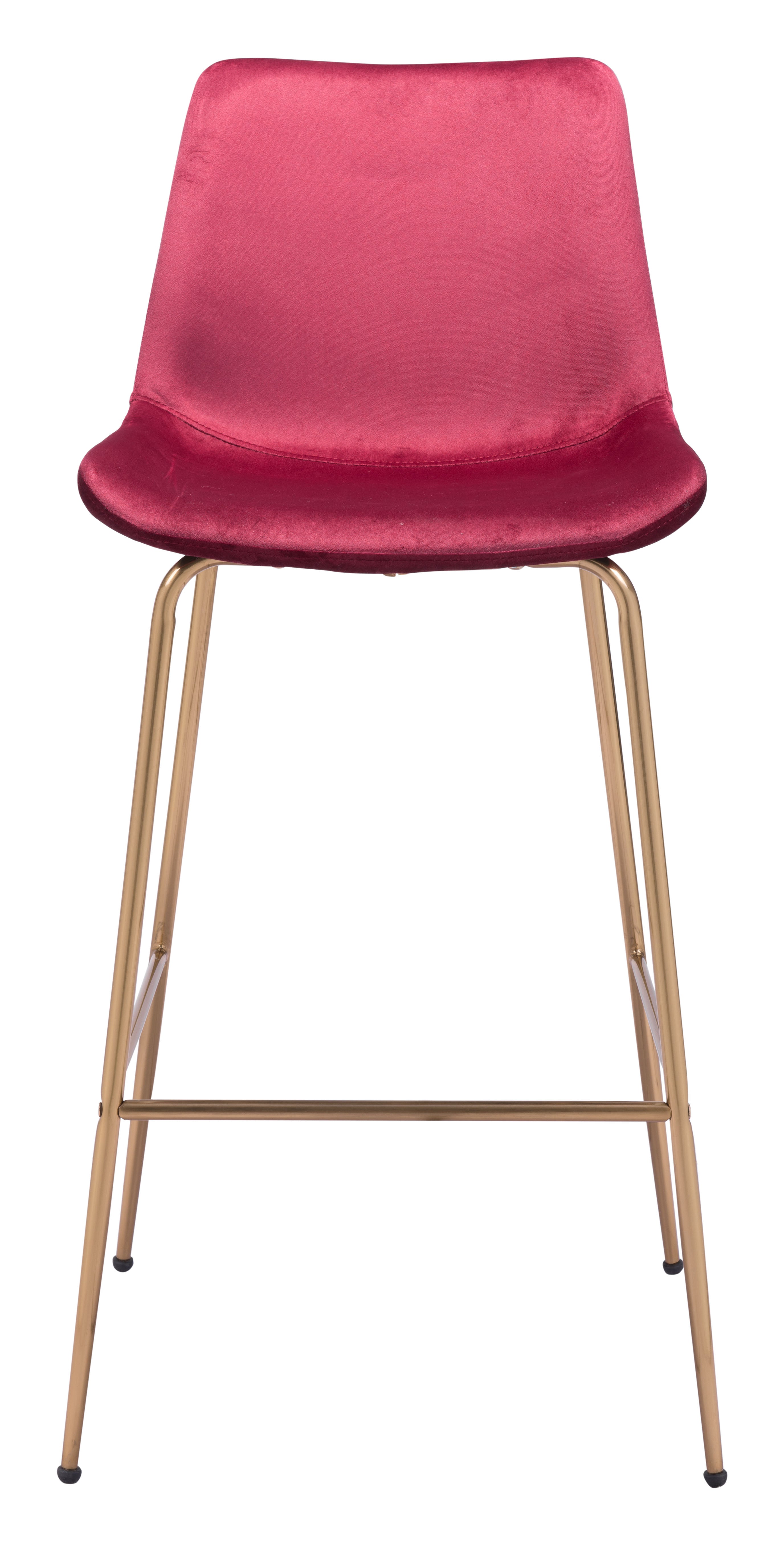 Tony Barstool Red & Gold