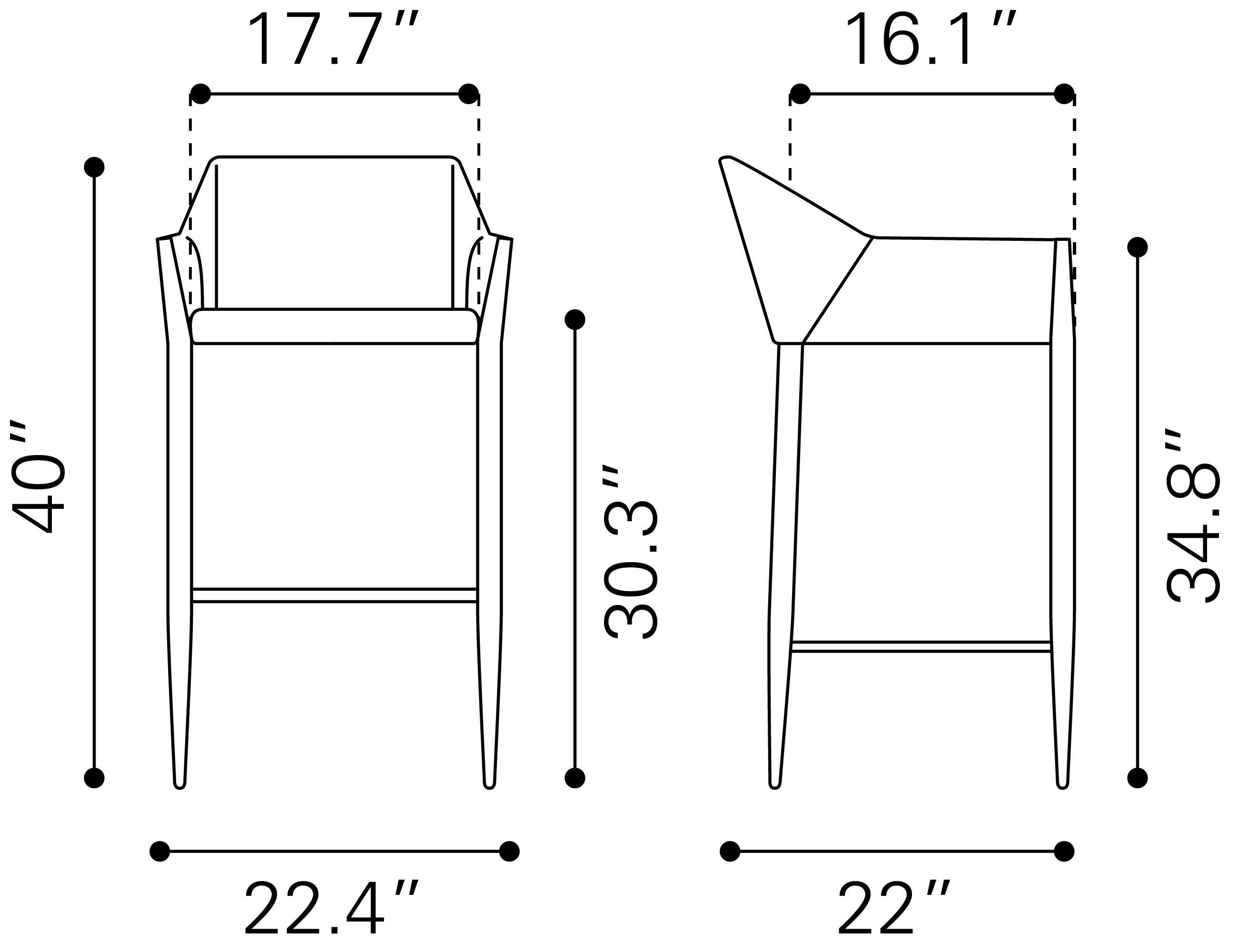 Andover Barstool Beige