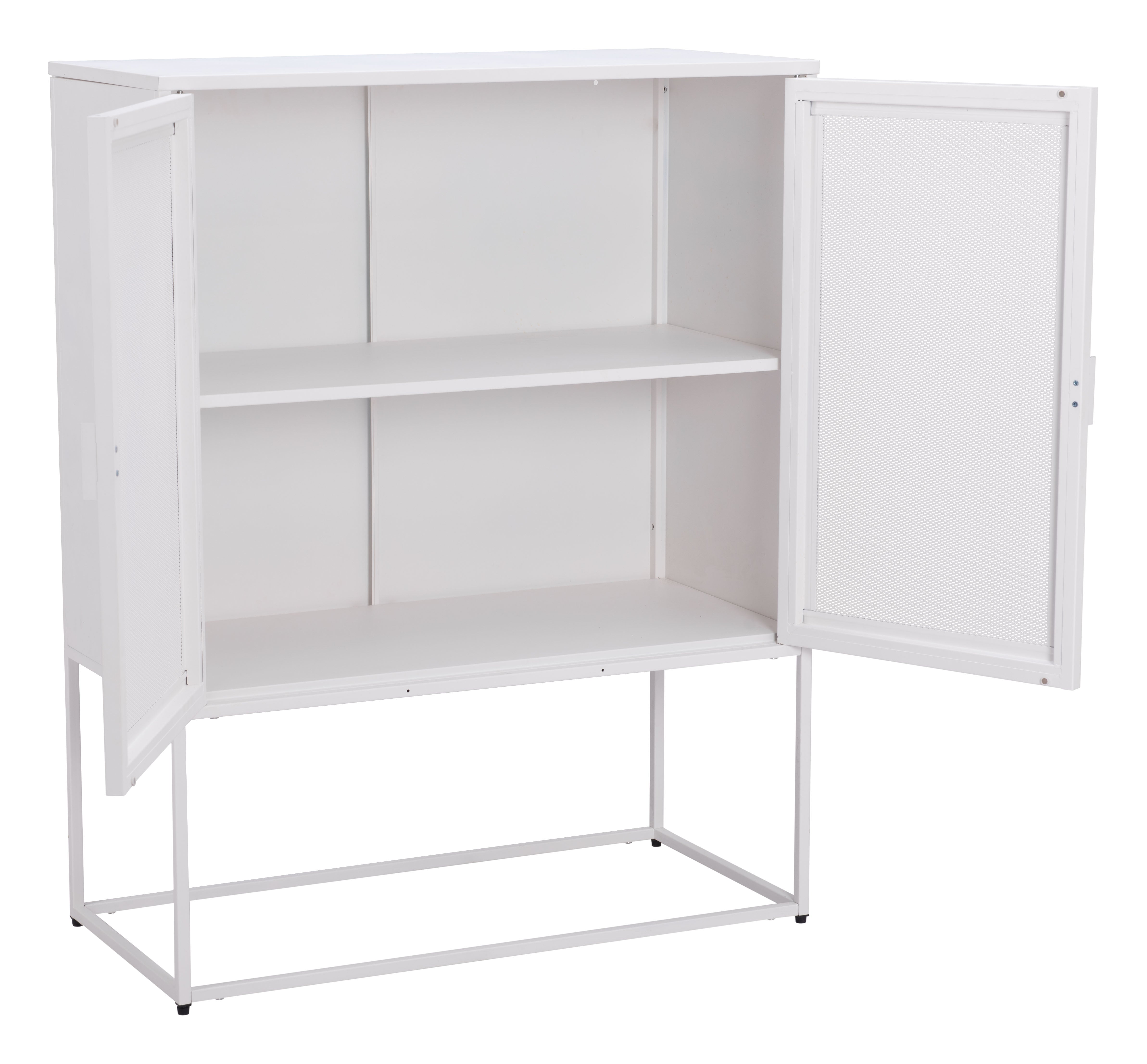 Lazaro Cabinet White