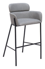 Bremor Barstool Slate Gray