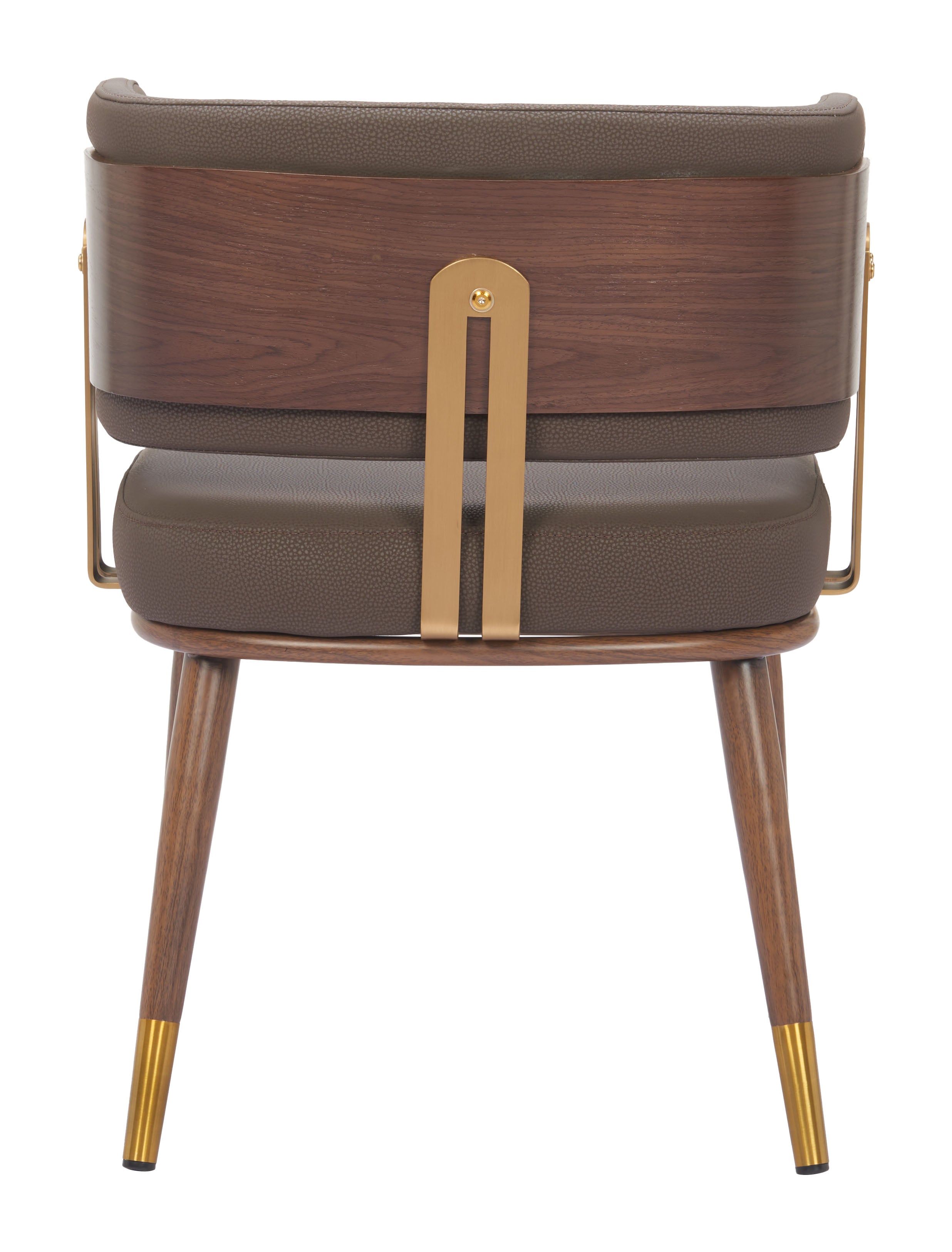 Brew Dining Chair Brown & Walnut