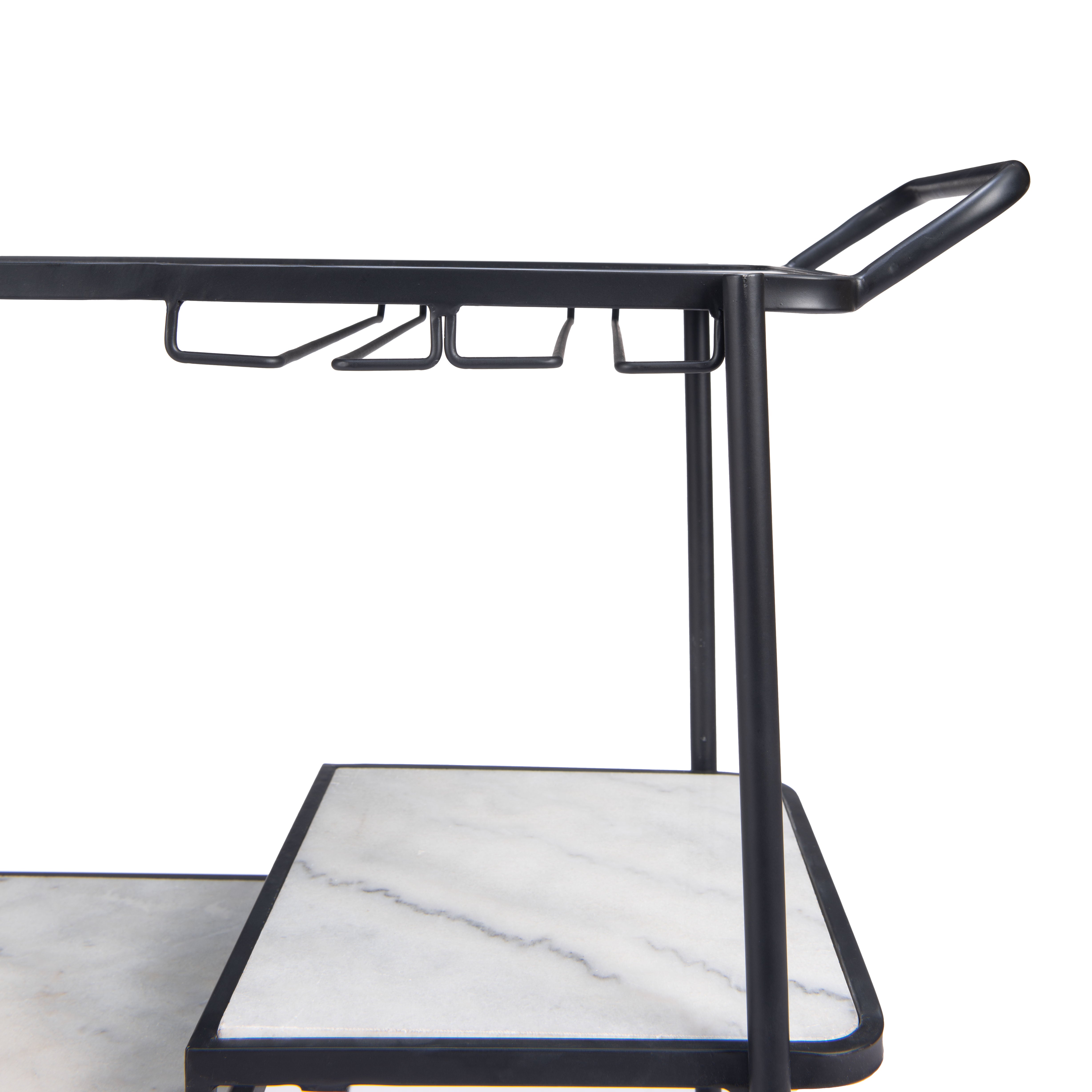 Constanza Bar Cart Black