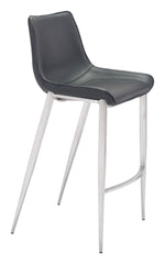 Magnus Barstool Black & Silver