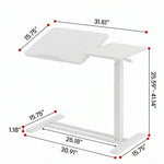 Close-up of overbed table rolling casters with locking brake pedal