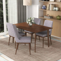 Carlos Solid Wood Dining Table 47"