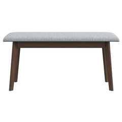 Carlos Fabric Upholstered Solid Wood Bench 47"