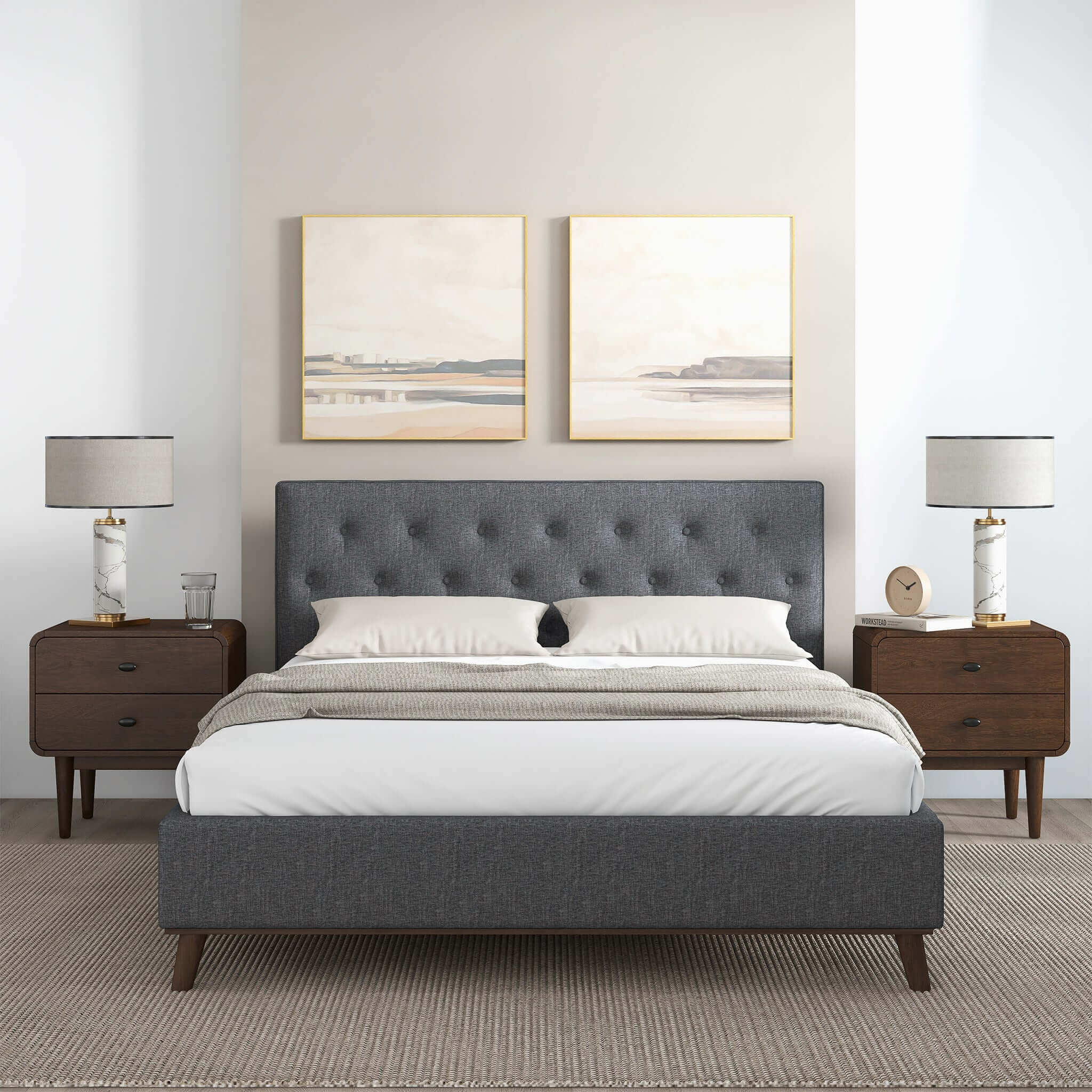 Graceville King Fabric Platform Bed