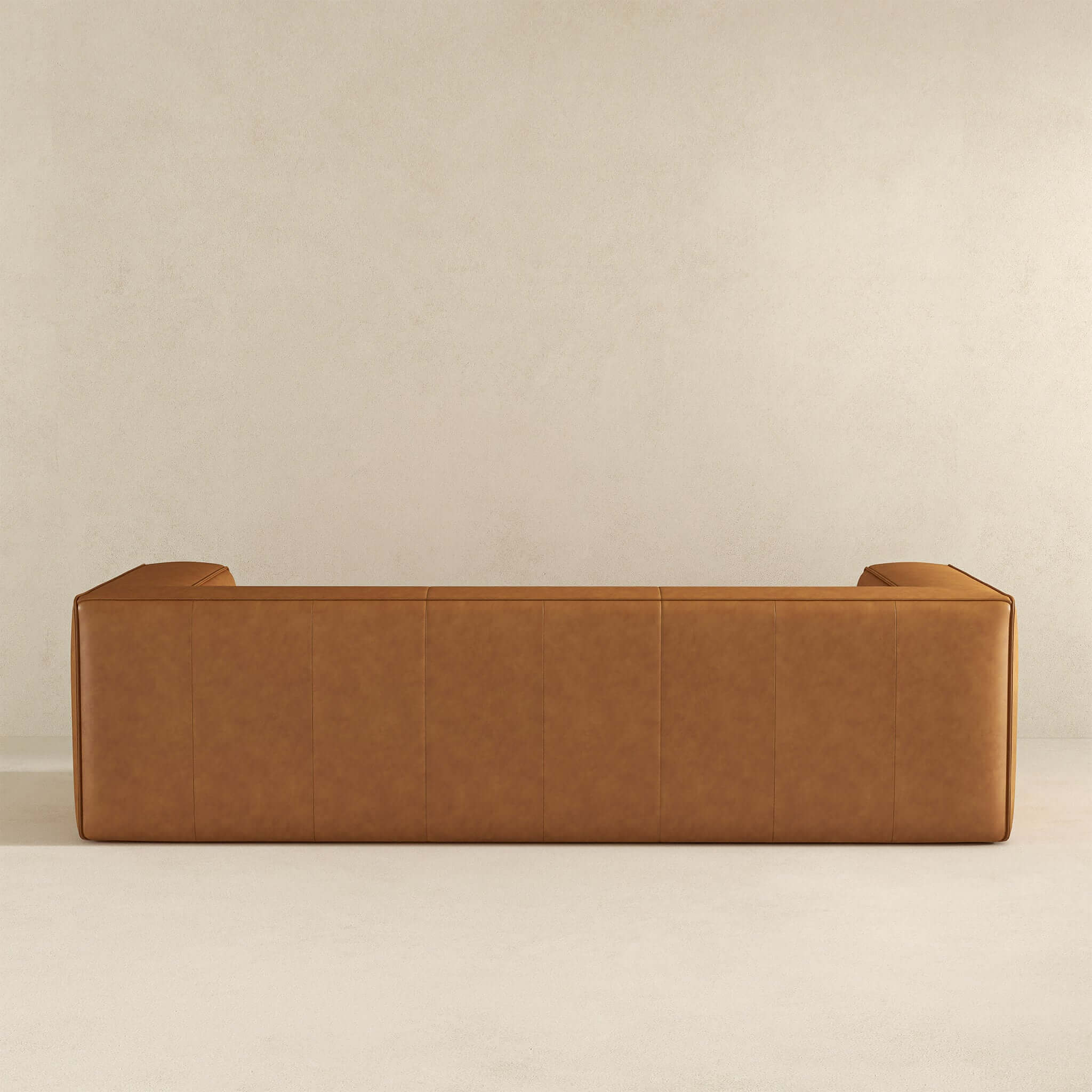 Colton Tan Leather Sofa