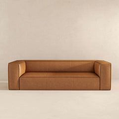 Colton Tan Leather Sofa