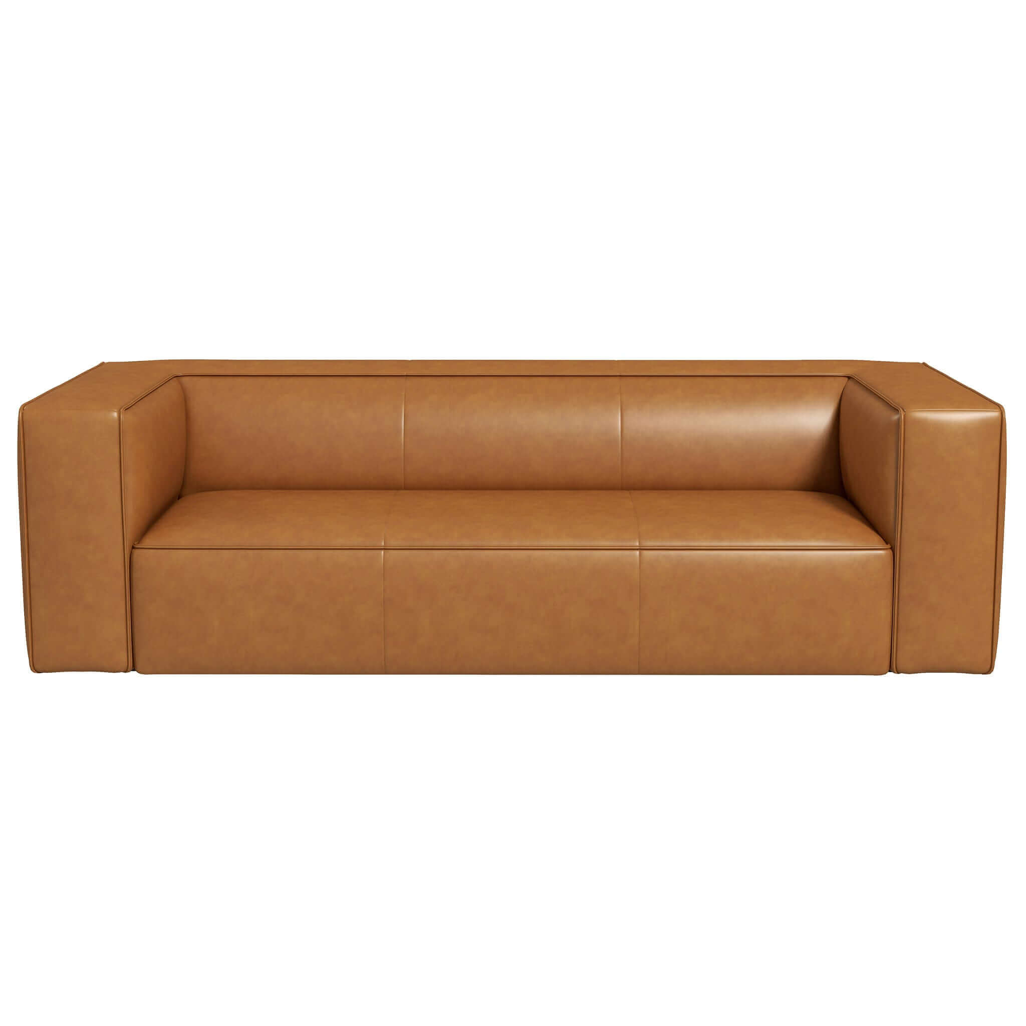 Colton Tan Leather Sofa