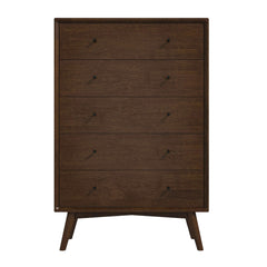 Caroline Mid Century Modern Solid Wood Dresser 5-Drawer