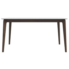 Lindsey Solid Wood White Top Dining Table