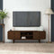 Alexa Mid Century Modern Style TV Stand Brown