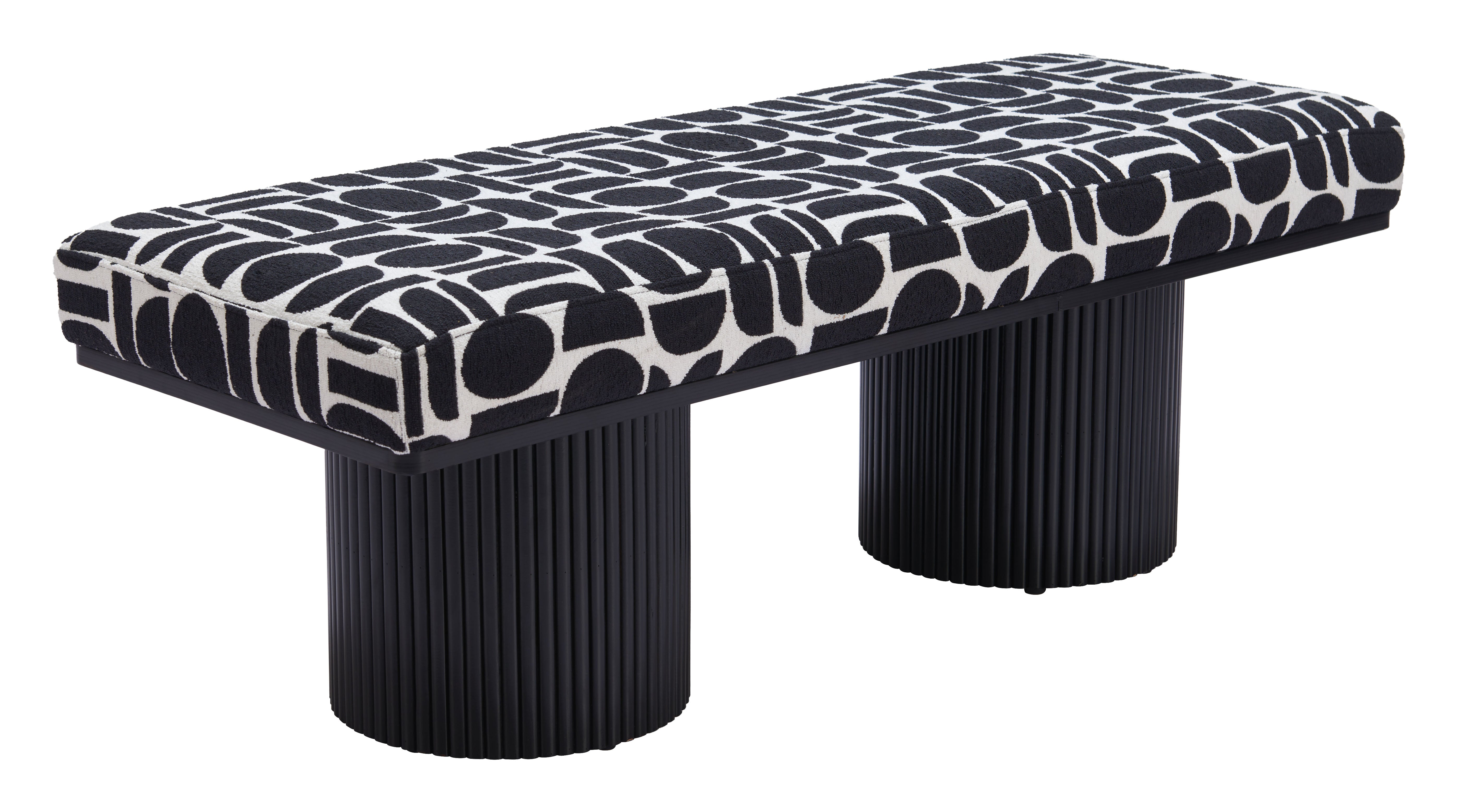 Botoia Bench Black & White