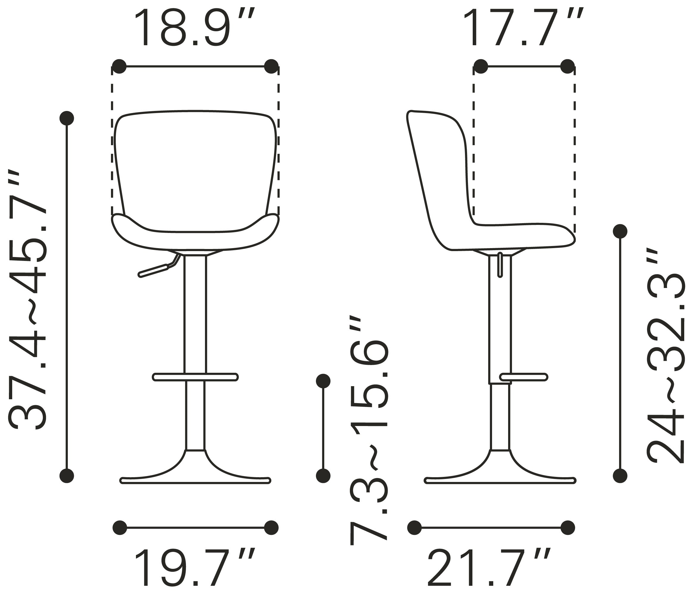 Tarley Barstool Gray