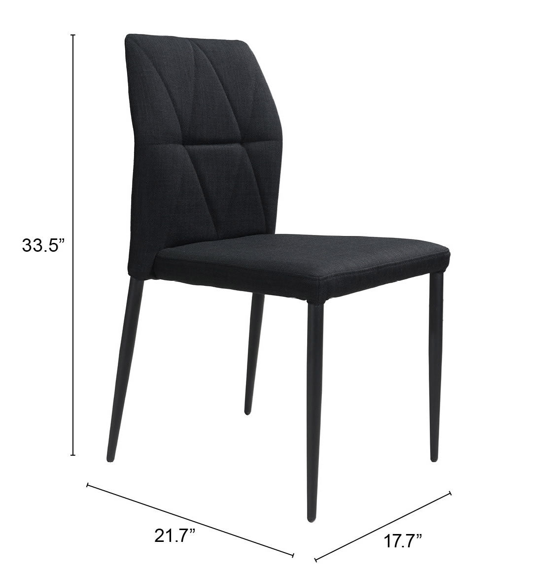 Revolution Dining Chair Black