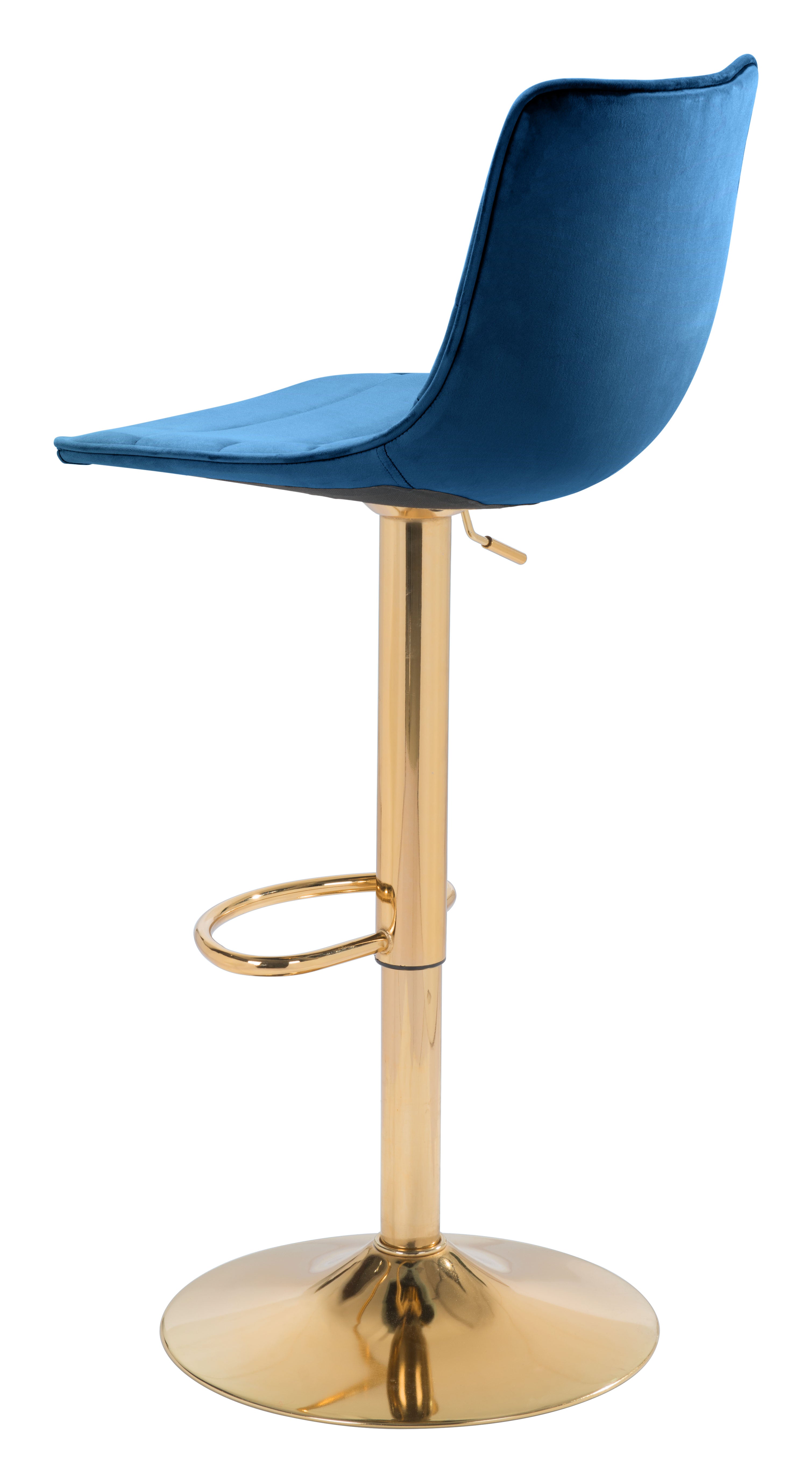 Prima Barstool Dark Blue & Gold