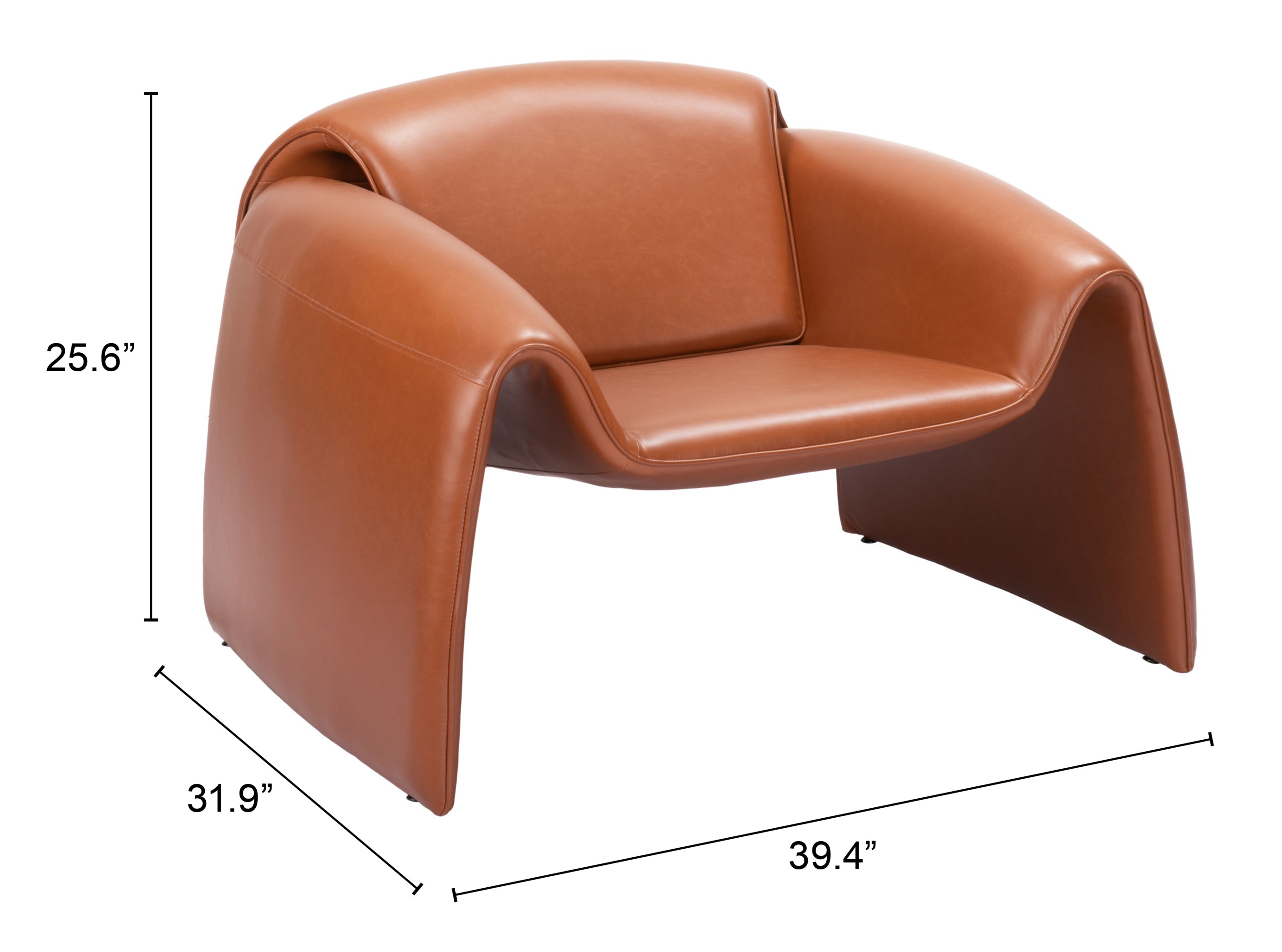 Horten Accent Chair Brown