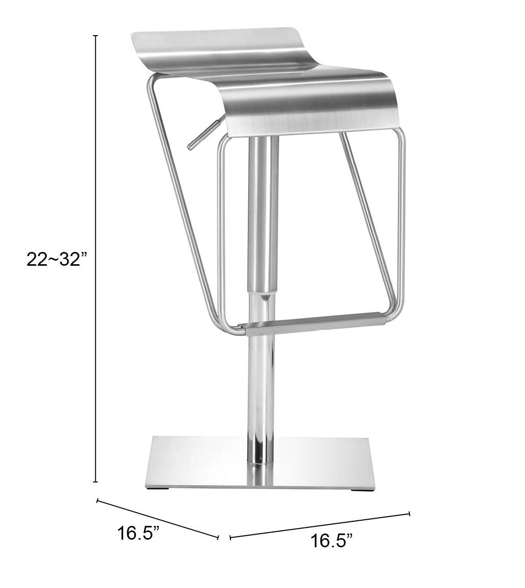 Dazzer Barstool Silver