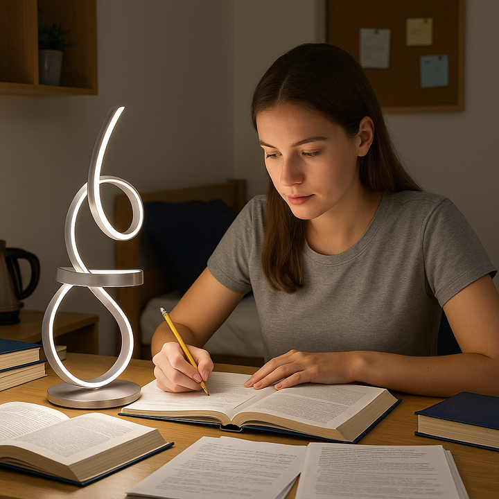 Amsterdam Elite Touch Dimmer LED Table Lamp in Polished Silver