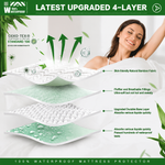 Bamboo material features of the waterproof mattress protector