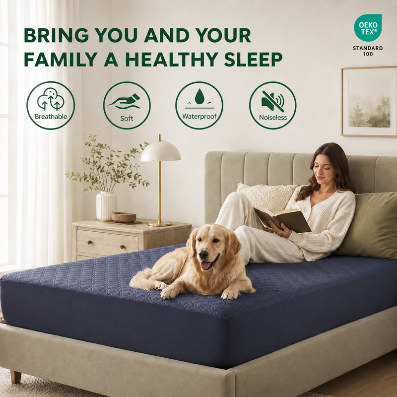 Bamboo material features of the waterproof mattress protector
