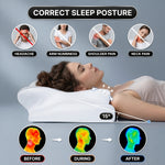 Couple pillow-fight scene with Sound Sleep Every Night headline above six sleeping-position photos