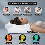 Couple pillow-fight scene with Sound Sleep Every Night headline above six sleeping-position photos