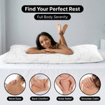 Couple pillow-fight scene with Sound Sleep Every Night headline above six sleeping-position photos