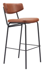 Charon Barstool (Set of 2) Vintage Brown